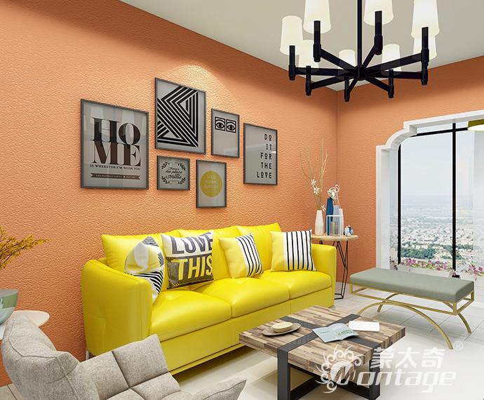 107㎡北歐一居，硅藻泥撞色別致蝸居